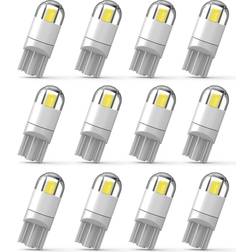 194 Led Bulb 3030 Chipset 2SMD T10 194 168 W5W Led Wedge Light Bulb 1.5W 12V License Plate Courtesy Step Map Lightsâ¦ instock